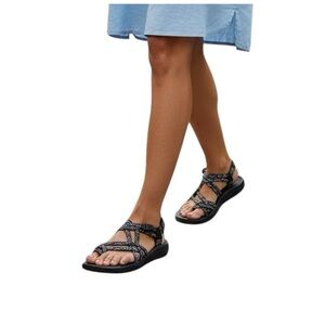 🎉HP🎉 Skechers Reggae Happy Rainbow sandals. Size 8